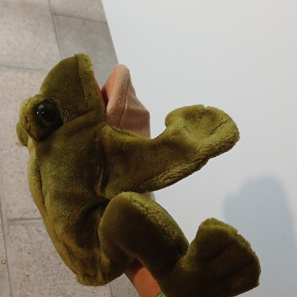 Folkmanis Vintage Rare Frog Puppet - Picture 6 of 6